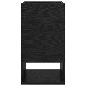 End Table 2 τεμ. Μαύρη Οξυά 30 x 30 x 56 εκ. Επεξεργασμένο Ξύλο