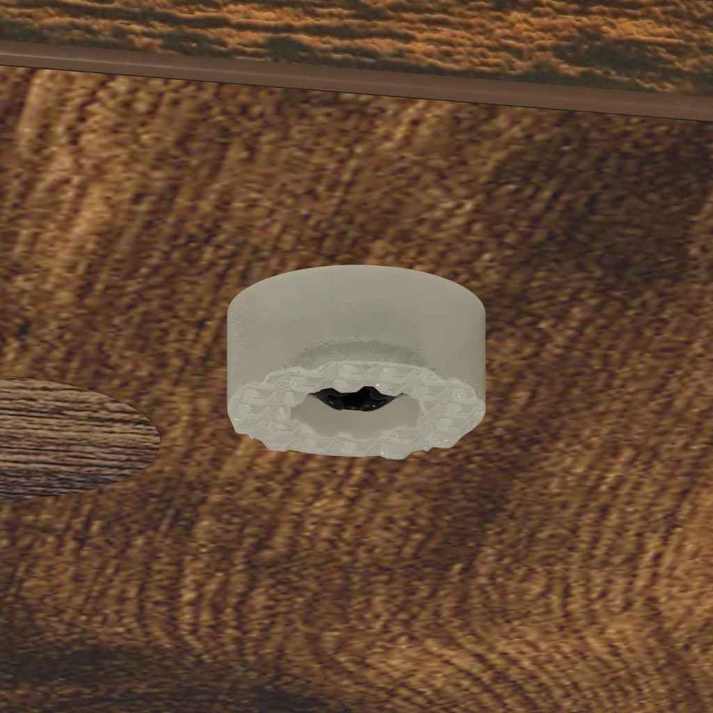 End Table Καπνιστό Δρύς 30 x 30 x 56 εκ. Επεξεργασμένο ξύλο