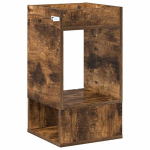 End Table Καπνιστό Δρύς 30 x 30 x 56 εκ. Επεξεργασμένο Ξύλο