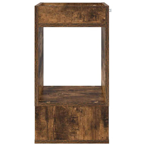 End Table Καπνιστό Δρύς 30 x 30 x 56 εκ. Επεξεργασμένο Ξύλο