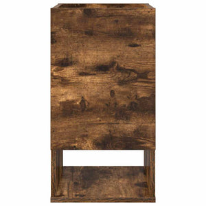 End Table Καπνιστό Δρύς 30 x 30 x 56 εκ. Επεξεργασμένο Ξύλο