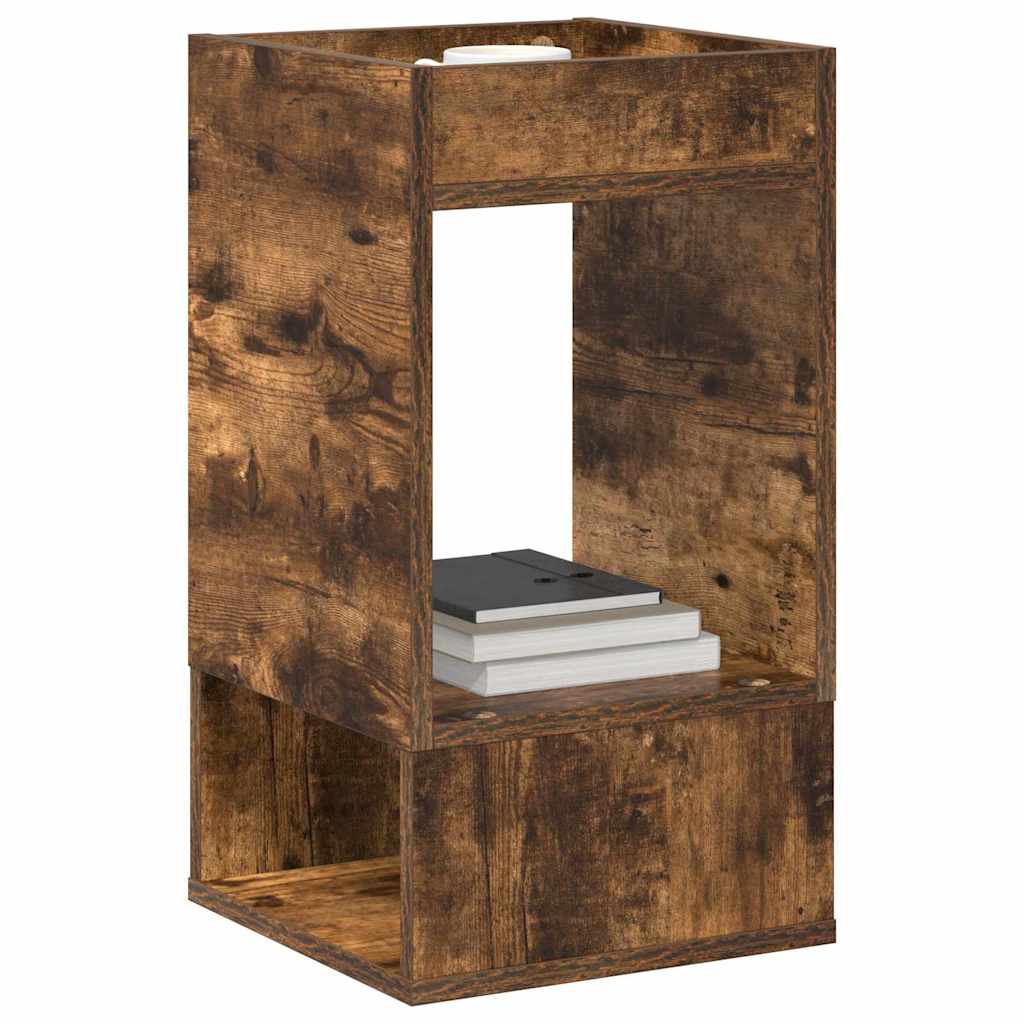 End Table 2 pcs Καπνιστό Δρύς 30 x 30 x 56 εκ.