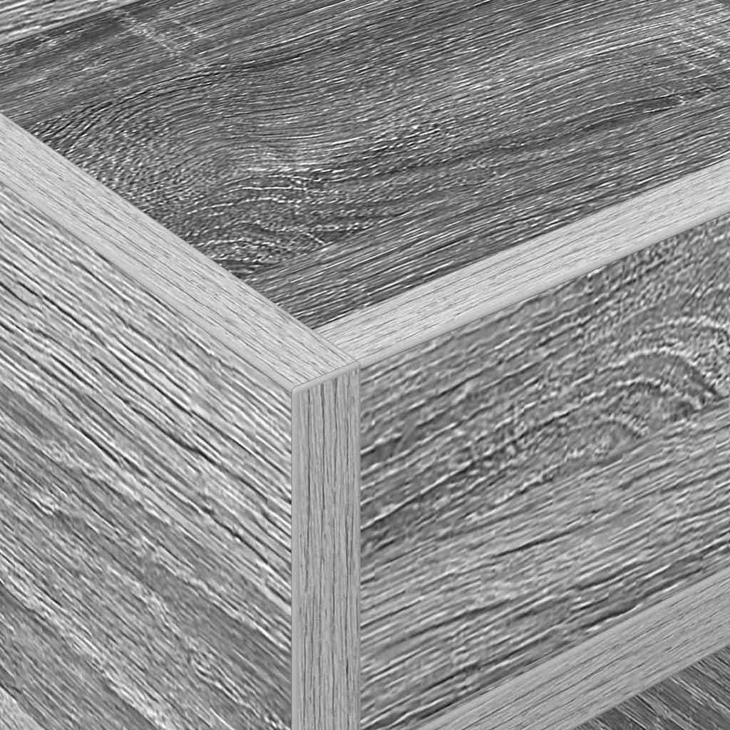 End Table 2 pcs Γκρίζο Σονομα 30 x 30 x 56 εκ.