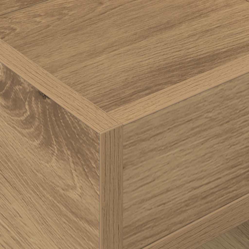End Table Artisan Oak 30 x 30 x 56 εκ. Επεξεργασμένο ξύλο