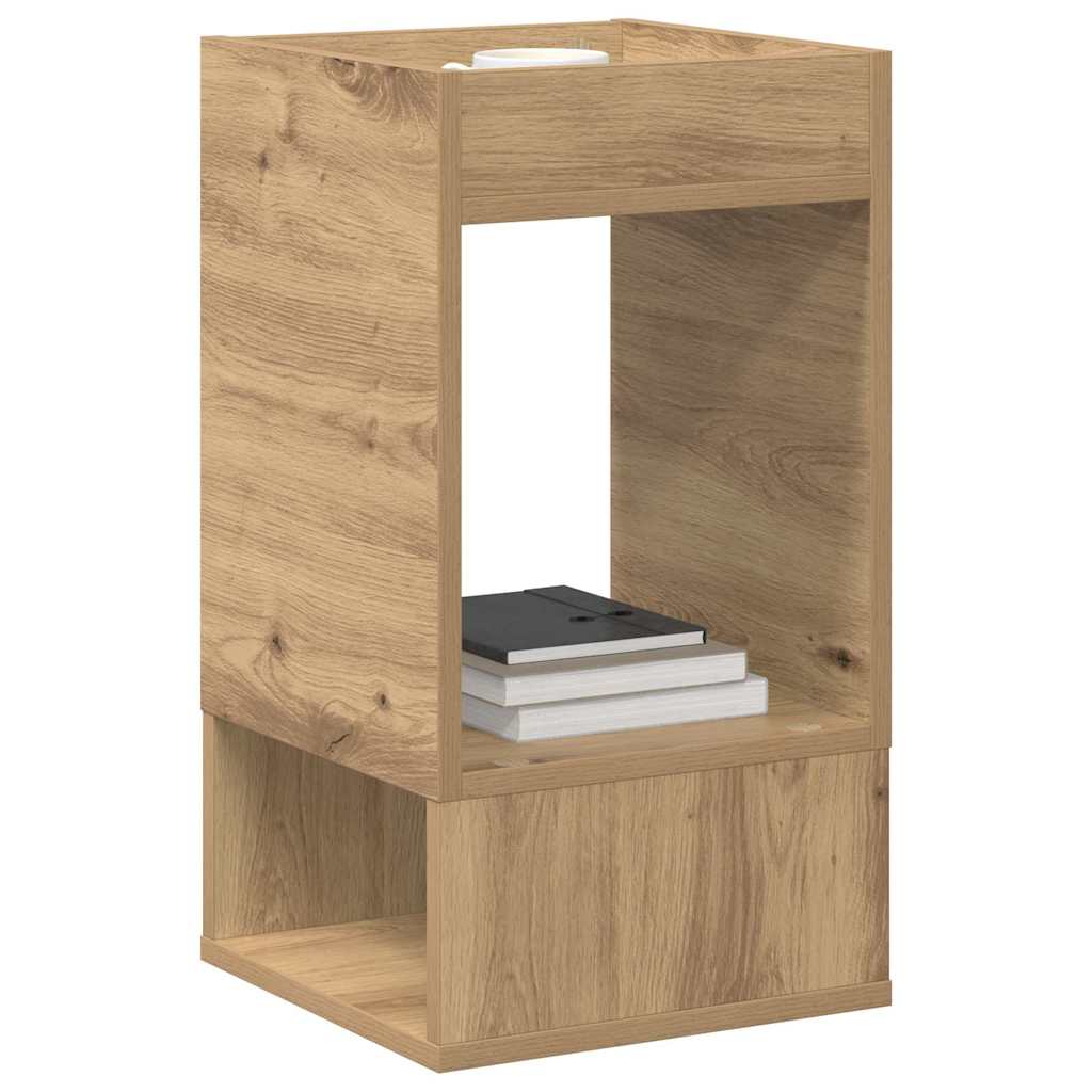 End Table 2 pcs Artisan Oak 30 x 30 x 56 εκ. Επεξεργασμένο ξύλο