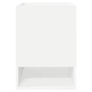 End Table Λευκό 40 x 40 x 56 εκ. Επεξεργασμένο Ξύλο