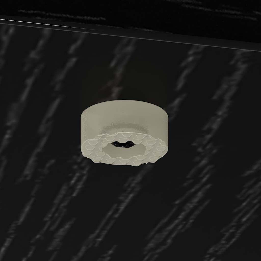 End Table 2 pcs Μαύρη Οξυά 40 x 40 x 56 εκ. Επεξεργασμένο ξύλο