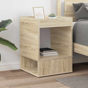 End Table Δρύς Sonoma 40 x 40 x 56 εκ. Επεξεργασμένο Ξύλο