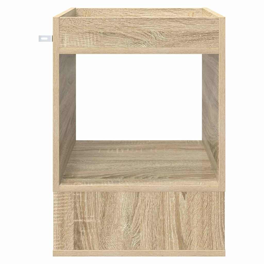 End Table Δρύς Sonoma 40 x 40 x 56 εκ. Επεξεργασμένο ξύλο