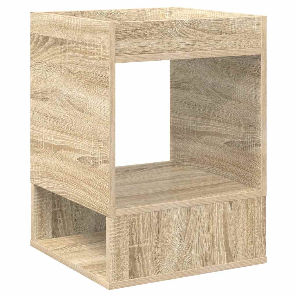 End Table 2 pcs Δρύς Sonoma 40 x 40 x 56 εκ. Επεξεργασμένο ξύλο