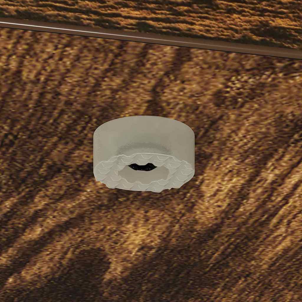 End Table Καπνιστό Δρύς 40 x 40 x 56 εκ. Επεξεργασμένο ξύλο