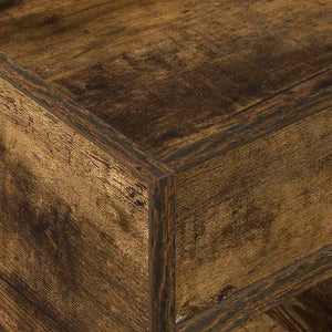 End Table 2 τεμ. Καπνιστό Δρύς 40 x 40 x 56 εκ.