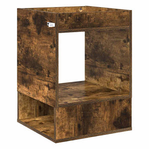 End Table 2 τεμ. Καπνιστό Δρύς 40 x 40 x 56 εκ.