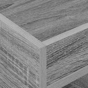 End Table Γκρίζο Σονομα 40 x 40 x 56 εκ. Επεξεργασμένο Ξύλο