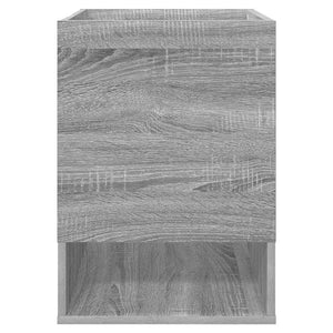 End Table Γκρίζο Σονομα 40 x 40 x 56 εκ. Επεξεργασμένο Ξύλο