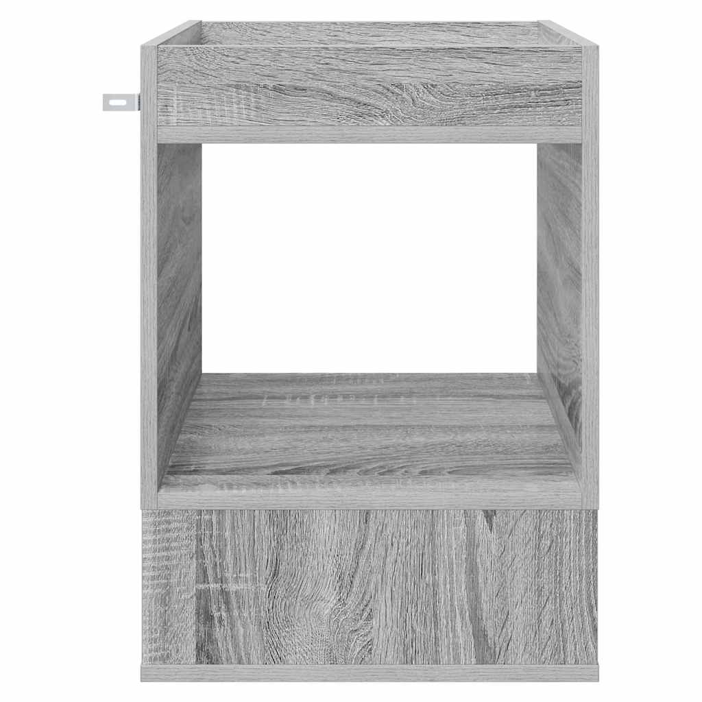 End Table 2 pcs Γκρίζο Σονομα 40 x 40 x 56 εκ.