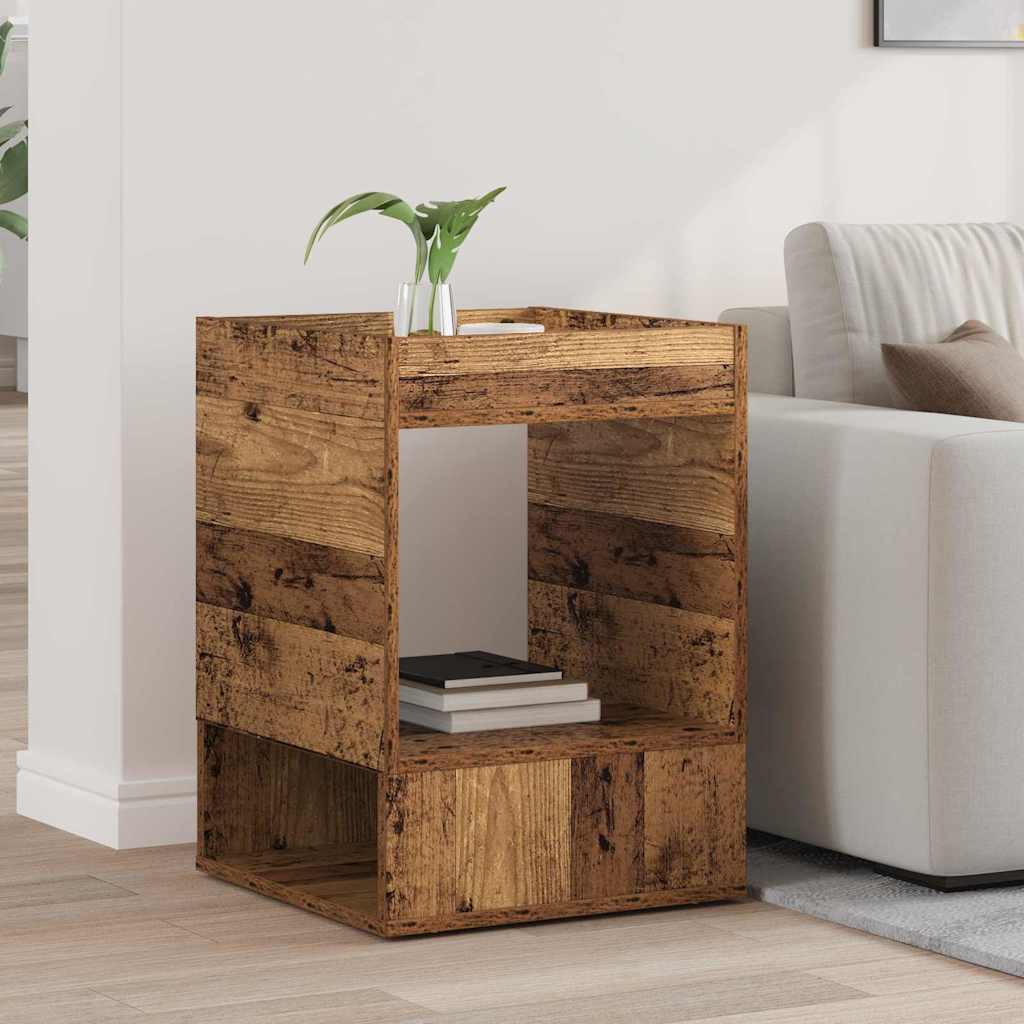 End Table Παλιό ξύλο 40 x 40 x 56 εκ. Επεξεργασμένο ξύλο