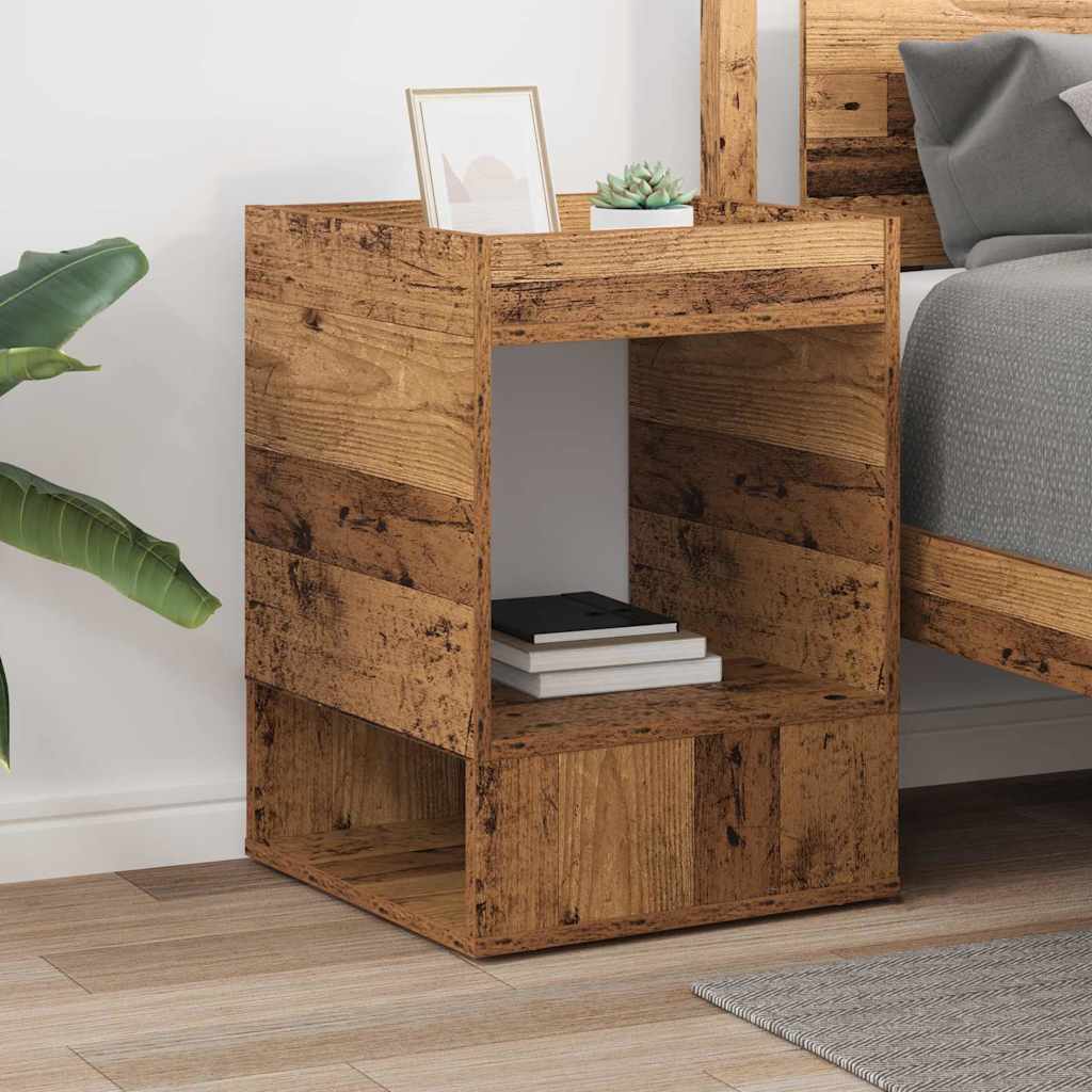 End Table Παλιό ξύλο 40 x 40 x 56 εκ. Επεξεργασμένο ξύλο