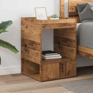 End Table Παλιό ξύλο 40 x 40 x 56 εκ. Επεξεργασμένο Ξύλο