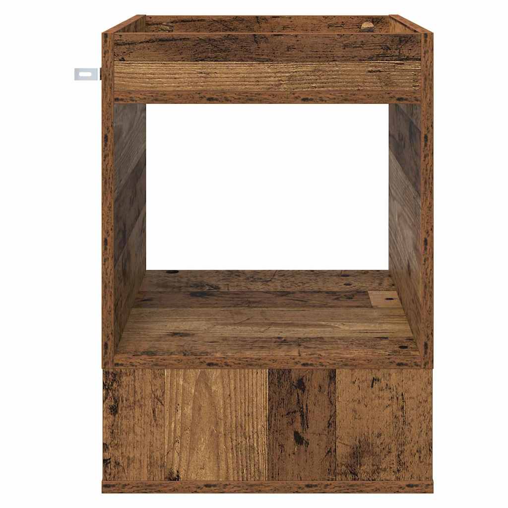 End Table Παλιό ξύλο 40 x 40 x 56 εκ. Επεξεργασμένο ξύλο