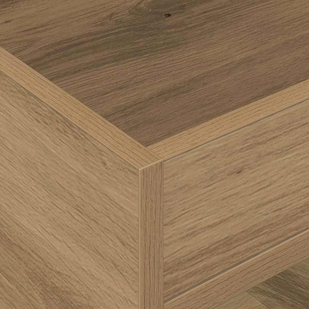 End Table Artisan Oak 40 x 40 x 56 εκ. Επεξεργασμένο ξύλο