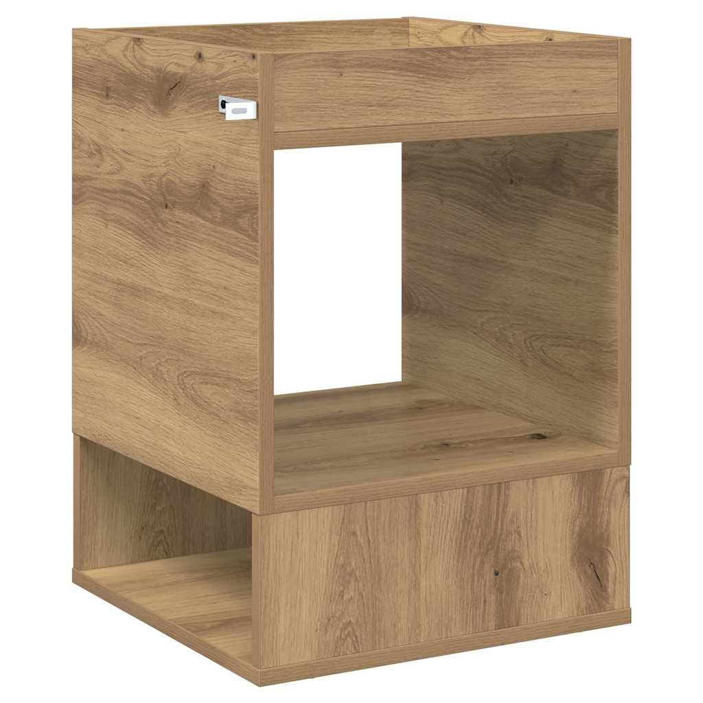End Table 2 pcs Artisan Oak 40 x 40 x 56 εκ. Επεξεργασμένο ξύλο