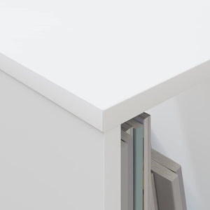 Ράφι Περιοδικών Λευκό 102 x 30 x 45 εκ.