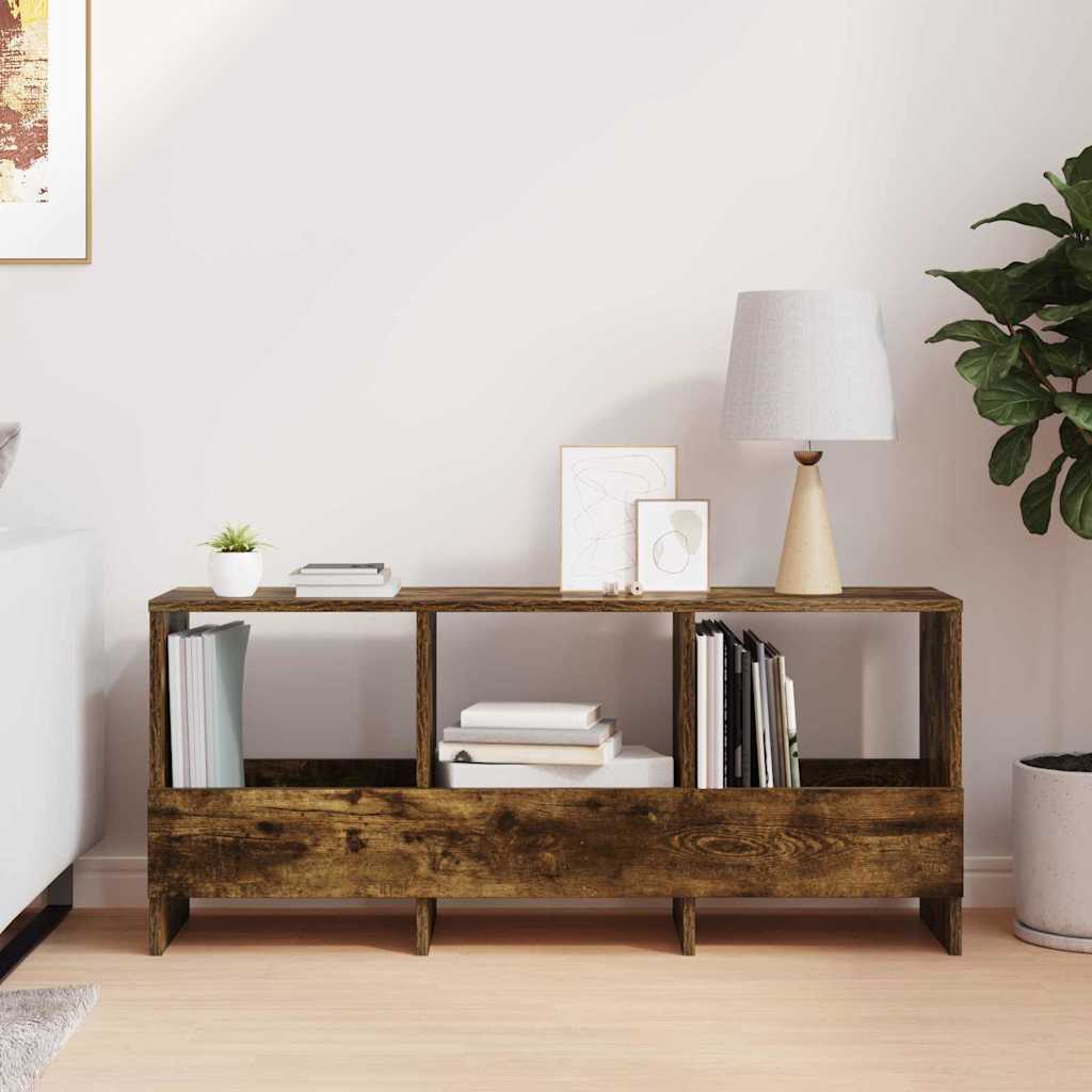 Ράφι Περιοδικών Καπνιστό Δρύς 102 x 30 x 45 εκ.