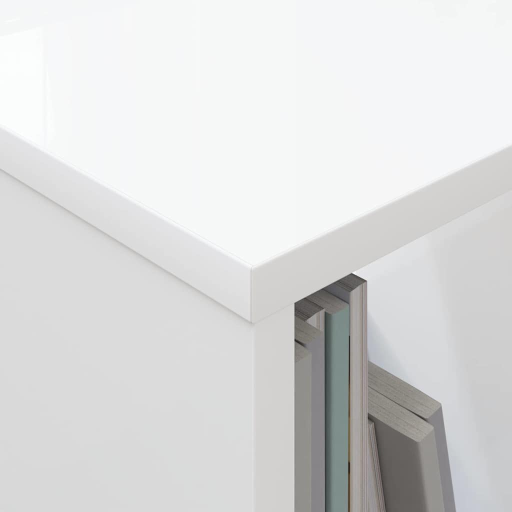 Ράφι Περιοδικών Λευκό 35 x 30 x 45 εκ. - Pakobazaar