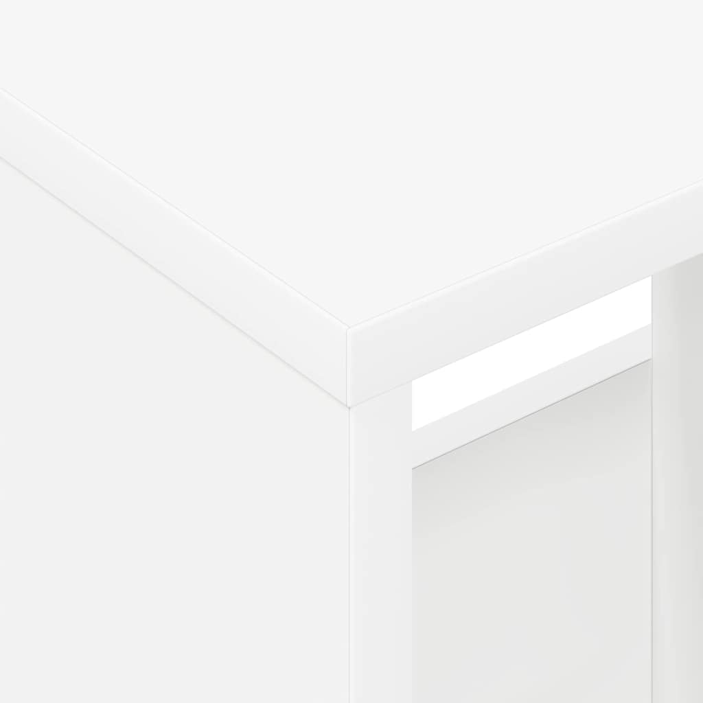 Ράφι Περιοδικών 2 pcs Λευκό 35 x 30 x 45 εκ.