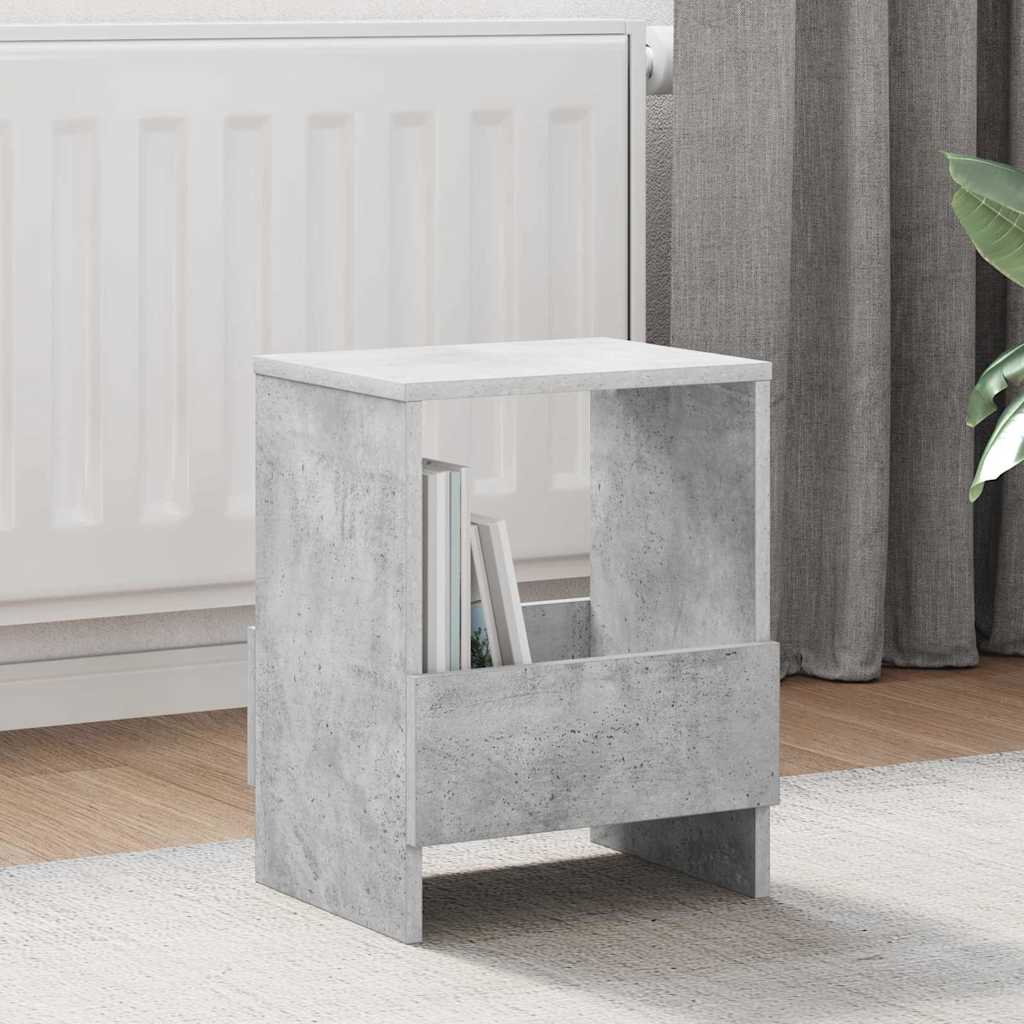 Ράφι Περιοδικών 2 pcs Σκυρόδεμα Γκρι 35 x 30 x 45 εκ.