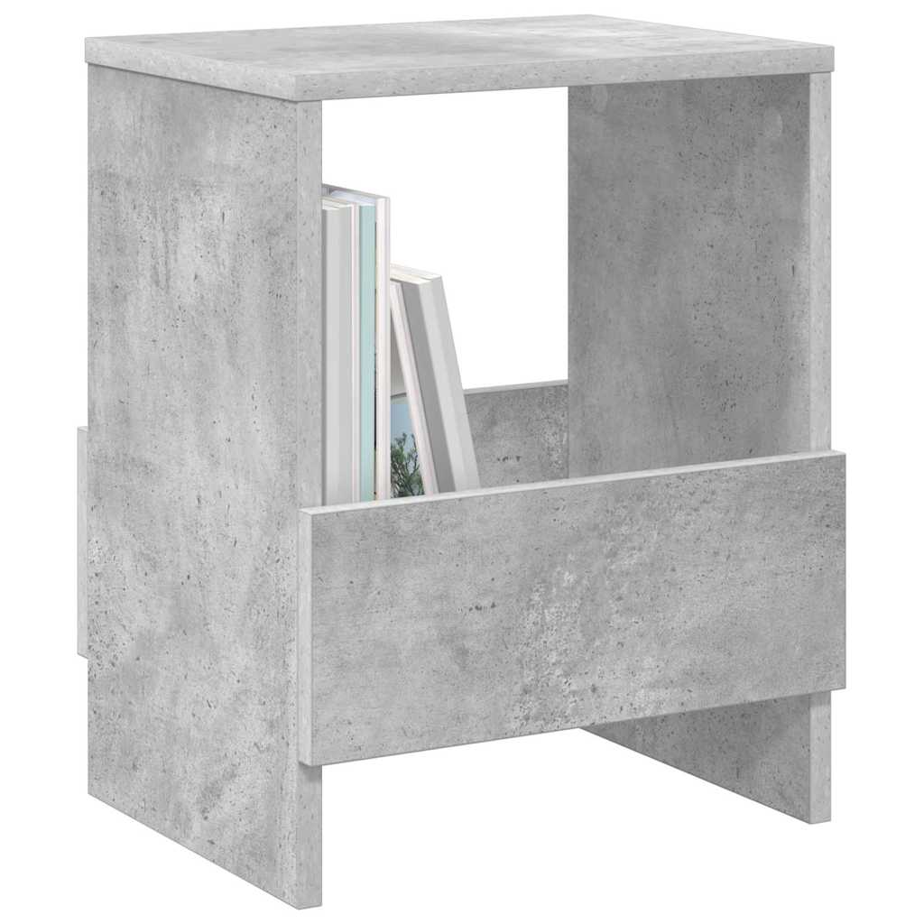 Ράφι Περιοδικών 2 pcs Σκυρόδεμα Γκρι 35 x 30 x 45 εκ.