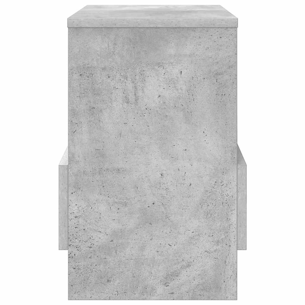 Ράφι Περιοδικών 2 pcs Σκυρόδεμα Γκρι 35 x 30 x 45 εκ.