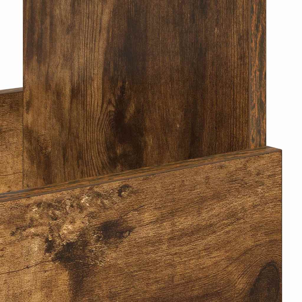 Ράφι Περιοδικών Καπνιστό Δρύς 35 x 30 x 45 εκ.