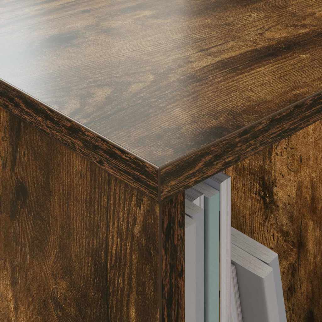 Ράφι Περιοδικών Καπνιστό Δρύς 35 x 30 x 45 εκ.