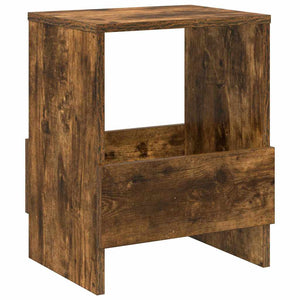 Ράφι Περιοδικών Καπνιστό Δρύς 35 x 30 x 45 εκ.