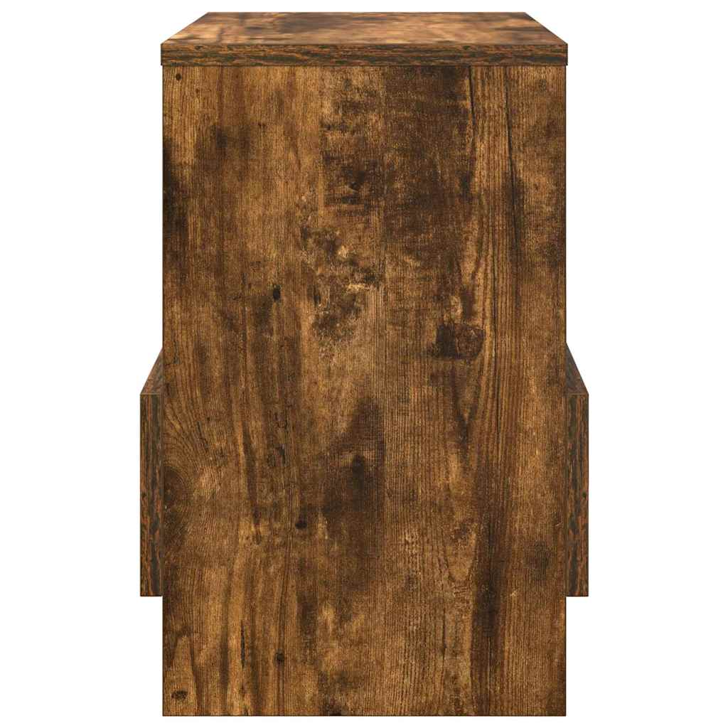 Ράφι Περιοδικών Καπνιστό Δρύς 35 x 30 x 45 εκ.