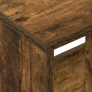 Ράφι Περιοδικών 2 τεμ. Καπνιστό Δρύς 35 x 30 x 45 εκ.