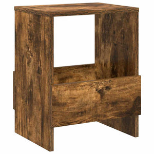 Ράφι Περιοδικών 2 τεμ. Καπνιστό Δρύς 35 x 30 x 45 εκ.