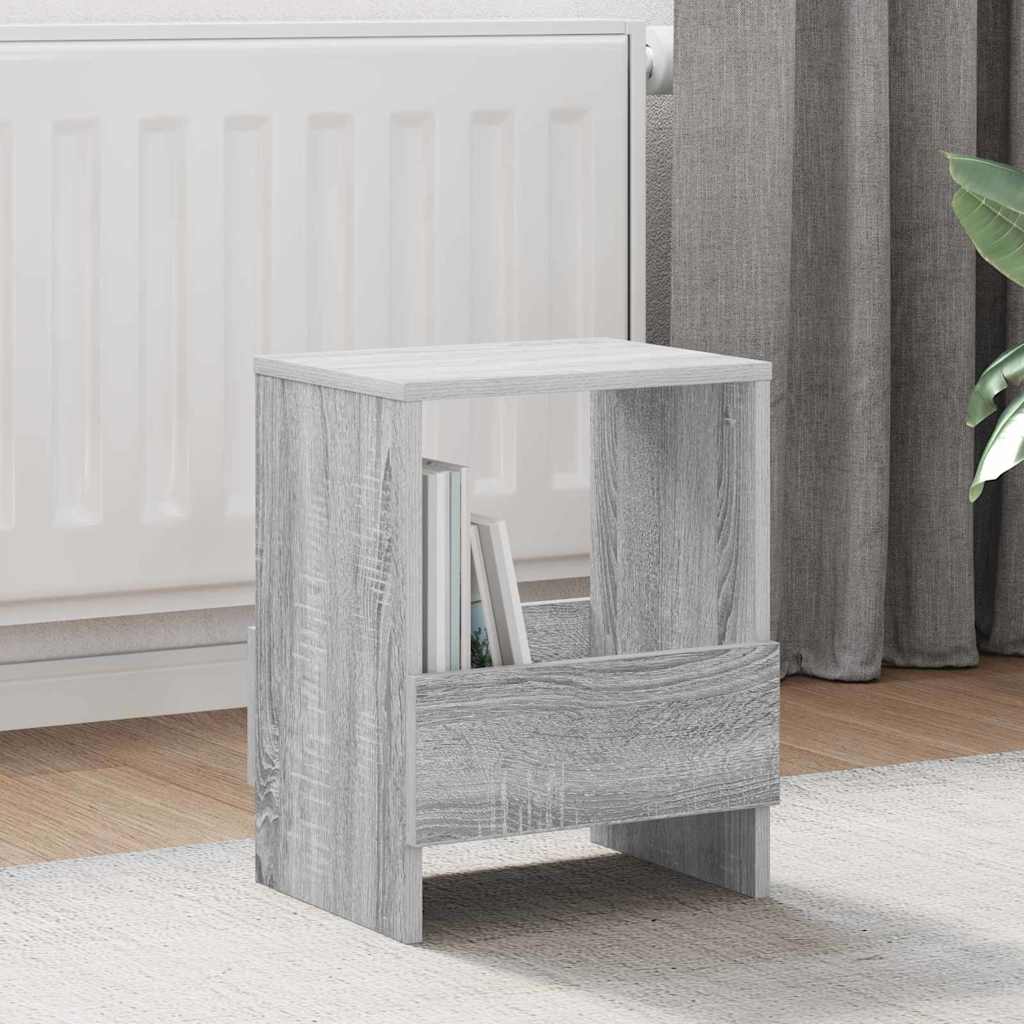 Ράφι Περιοδικών 2 pcs Γκρίζο Σονομα 35 x 30 x 45 εκ.