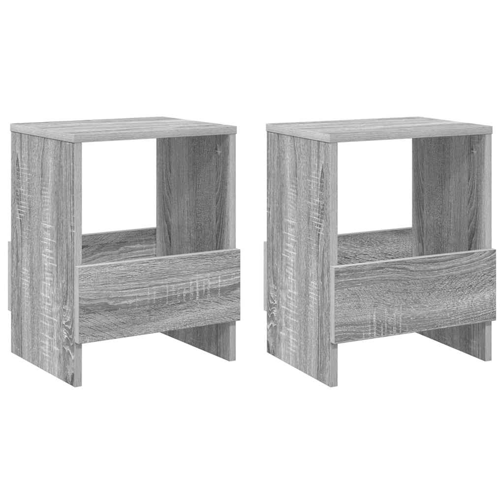 Ράφι Περιοδικών 2 pcs Γκρίζο Σονομα 35 x 30 x 45 εκ.