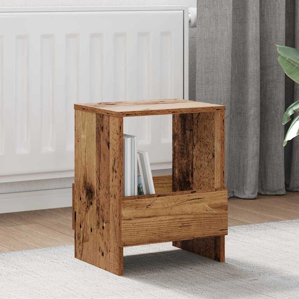 Ράφι Περιοδικών 2 pcs Παλιό ξύλο 35 x 30 x 45 εκ.