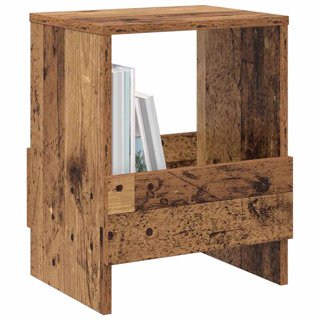 Ράφι Περιοδικών 2 pcs Παλιό ξύλο 35 x 30 x 45 εκ.