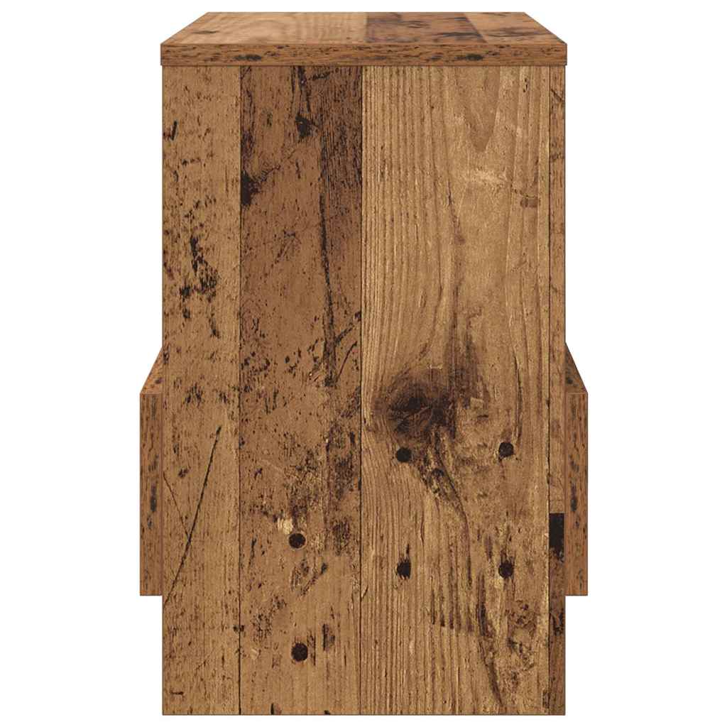 Ράφι Περιοδικών 2 pcs Παλιό ξύλο 35 x 30 x 45 εκ.