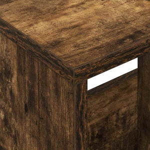 Ράφι Περιοδικών Καπνιστό Δρύς 68,5 x 30 x 45 εκ.