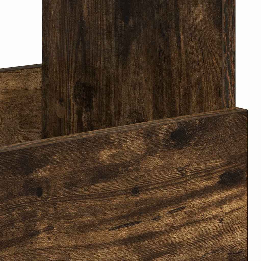 Ράφι Περιοδικών Καπνιστό Δρύς 68,5 x 30 x 45 εκ.