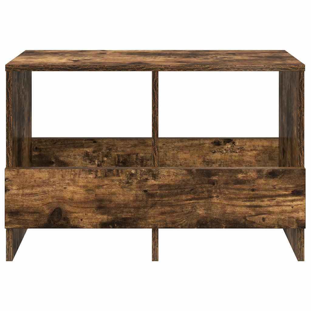 Ράφι Περιοδικών Καπνιστό Δρύς 68,5 x 30 x 45 εκ.