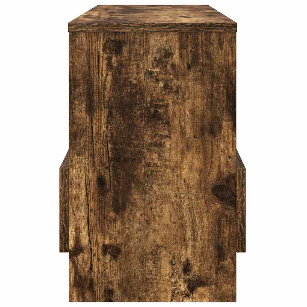 Ράφι Περιοδικών Καπνιστό Δρύς 68,5 x 30 x 45 εκ.