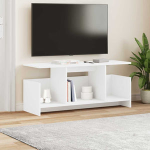 Βάση TV Λευκό 102 x 35 x 45 εκ. Επεξεργασμένο ξύλο - Pakobazaar