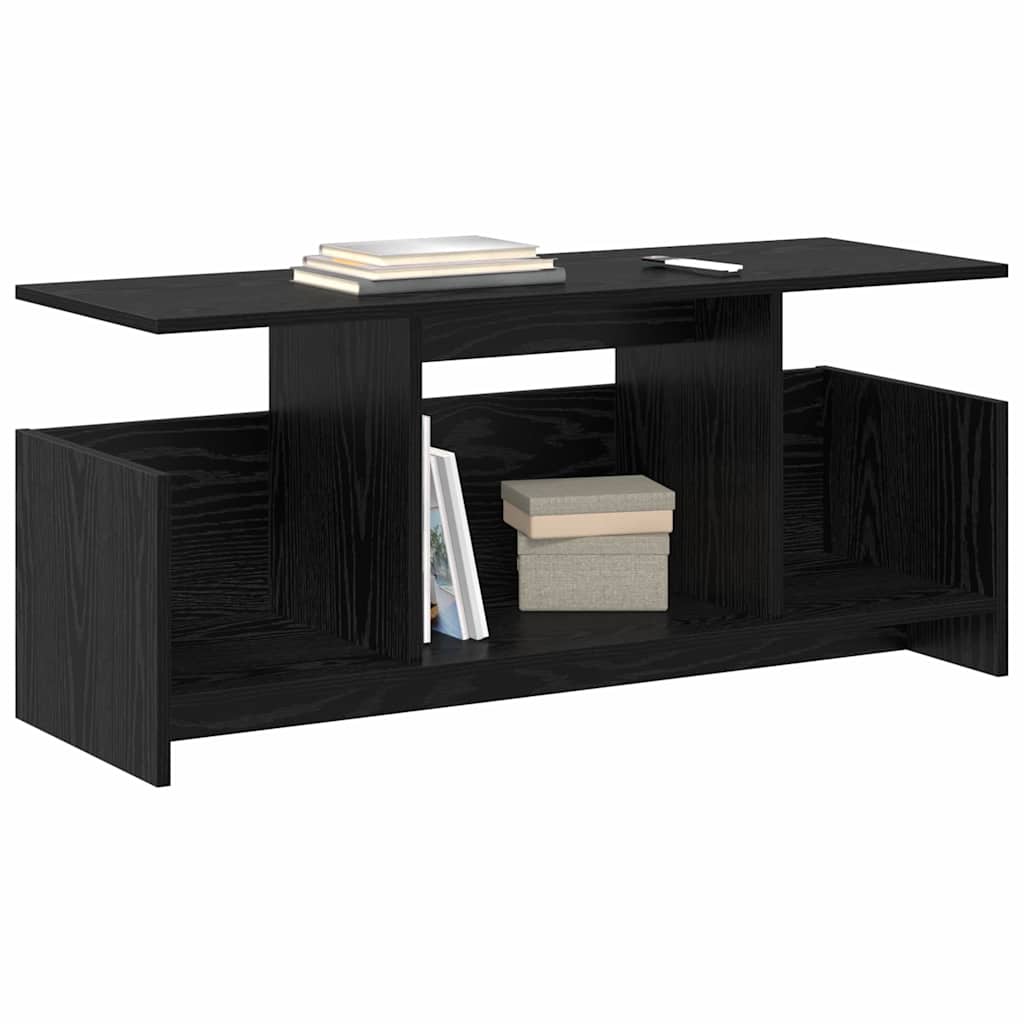 Βάση TV Μαύρη Οξυά 102 x 35 x 45 εκ. Επεξεργασμένο ξύλο - Pakobazaar